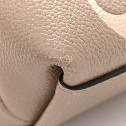 Louis Vuitton Empreinte Monogram Giant Madeleine MM Dove Grey Beige 10 of 12