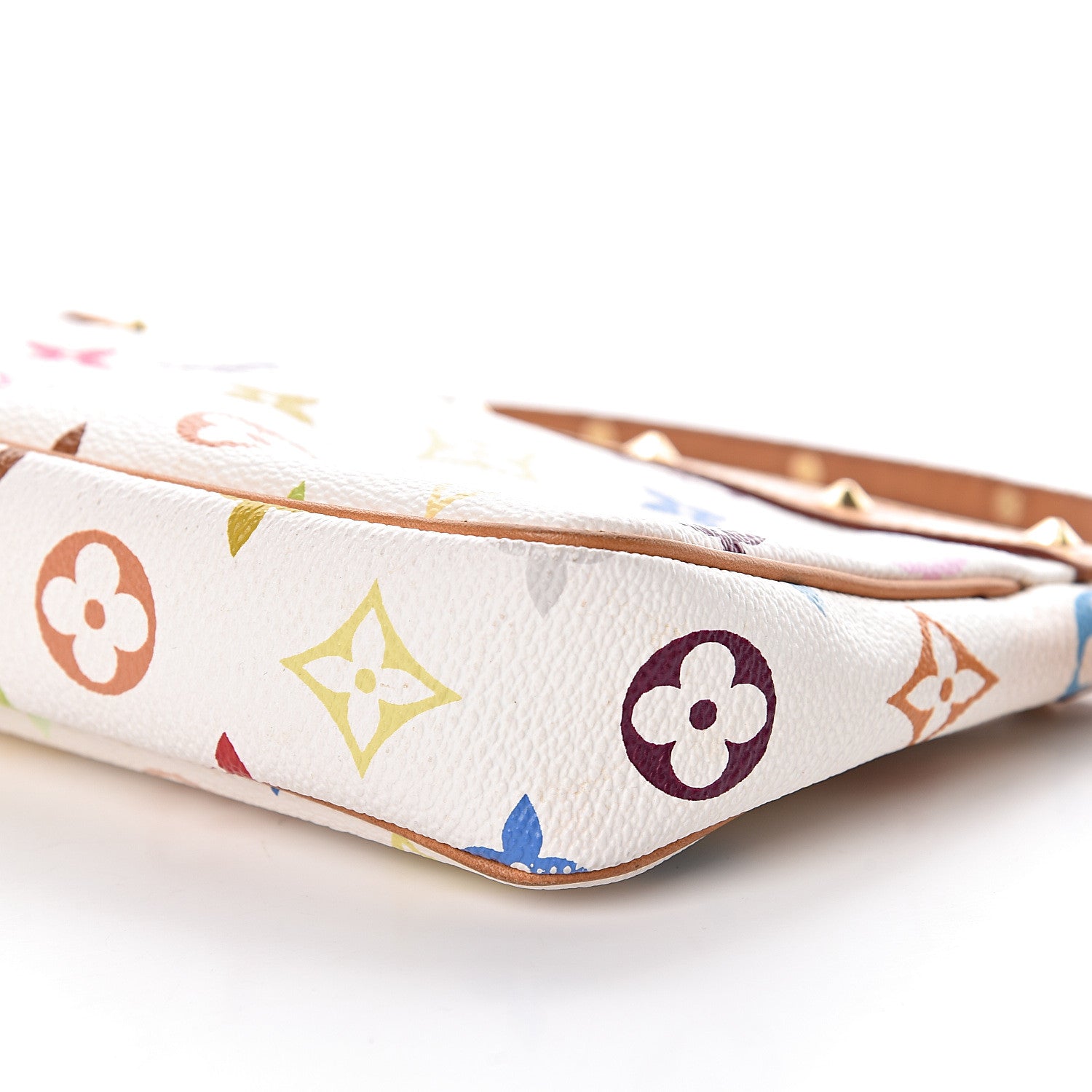 Louis Vuitton Monogram Multicolor Pochette Accessories White 11 of 11