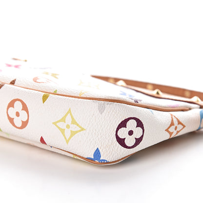 Louis Vuitton Monogram Multicolor Pochette Accessories White 11 of 11