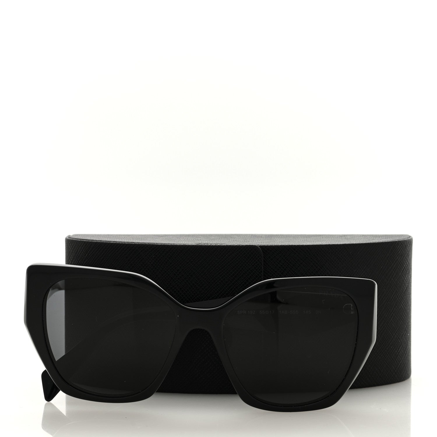 Prada Acetate Symbole Sunglasses SPR 19Z Black 7 of 7