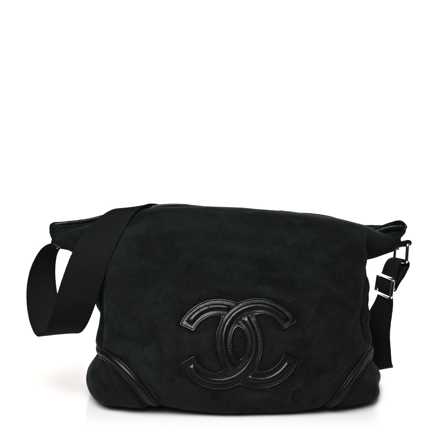 Suede CC Messenger Green Black