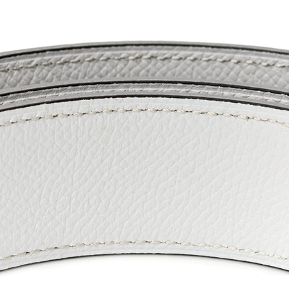 Hermes Epsom 32mm Belt Strap 90 36 Etoupe White 6 of 6
