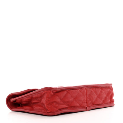 Chanel Caviar Quilted Large French Riviera Flap Red 4 of 10