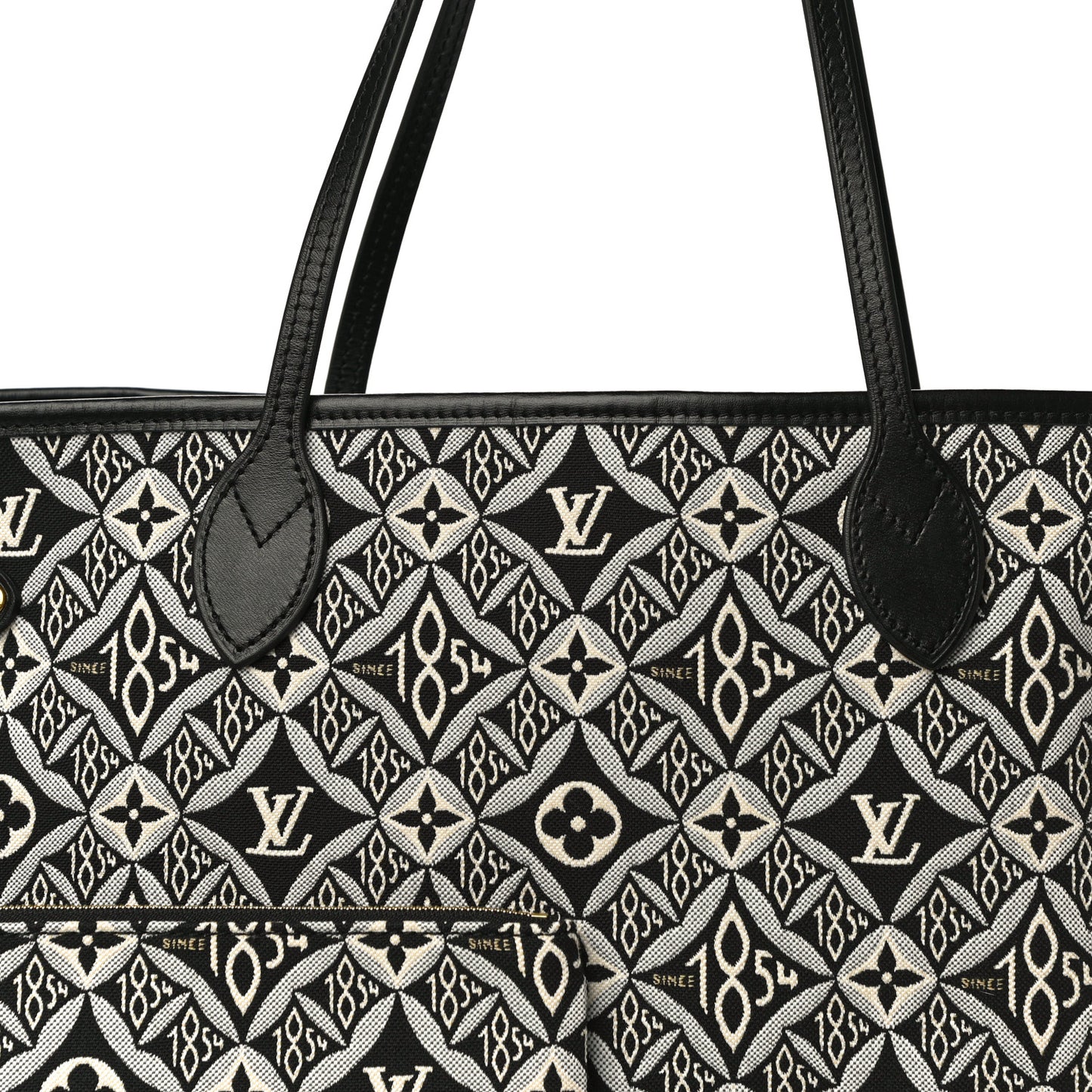 Jacquard Since 1854 Neverfull MM Grey