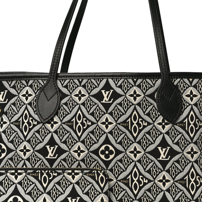 Louis Vuitton Jacquard Since 1854 Neverfull MM Grey 8 of 10