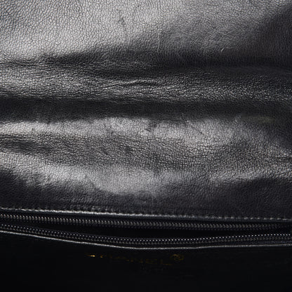Chanel Satin Chevron Quilted Pearl Mini Square Flap Black 12 of 16