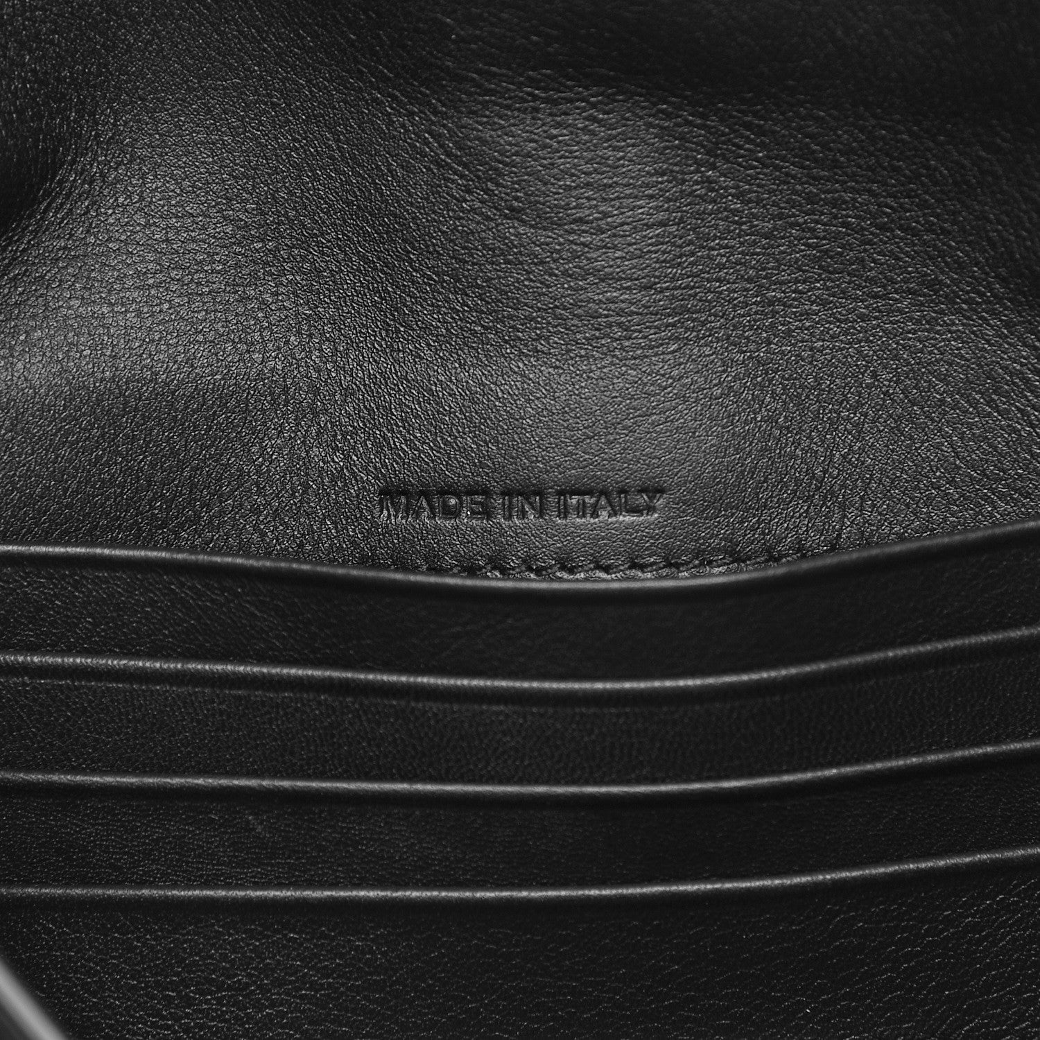 Saint Laurent Calfskin Monogram Tri Pocket Crossbody Bag Black 7 of 9