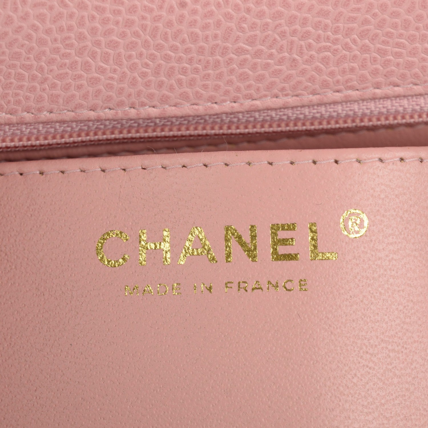 Chanel Caviar Quilted Mini Square Flap Pink 6 of 8