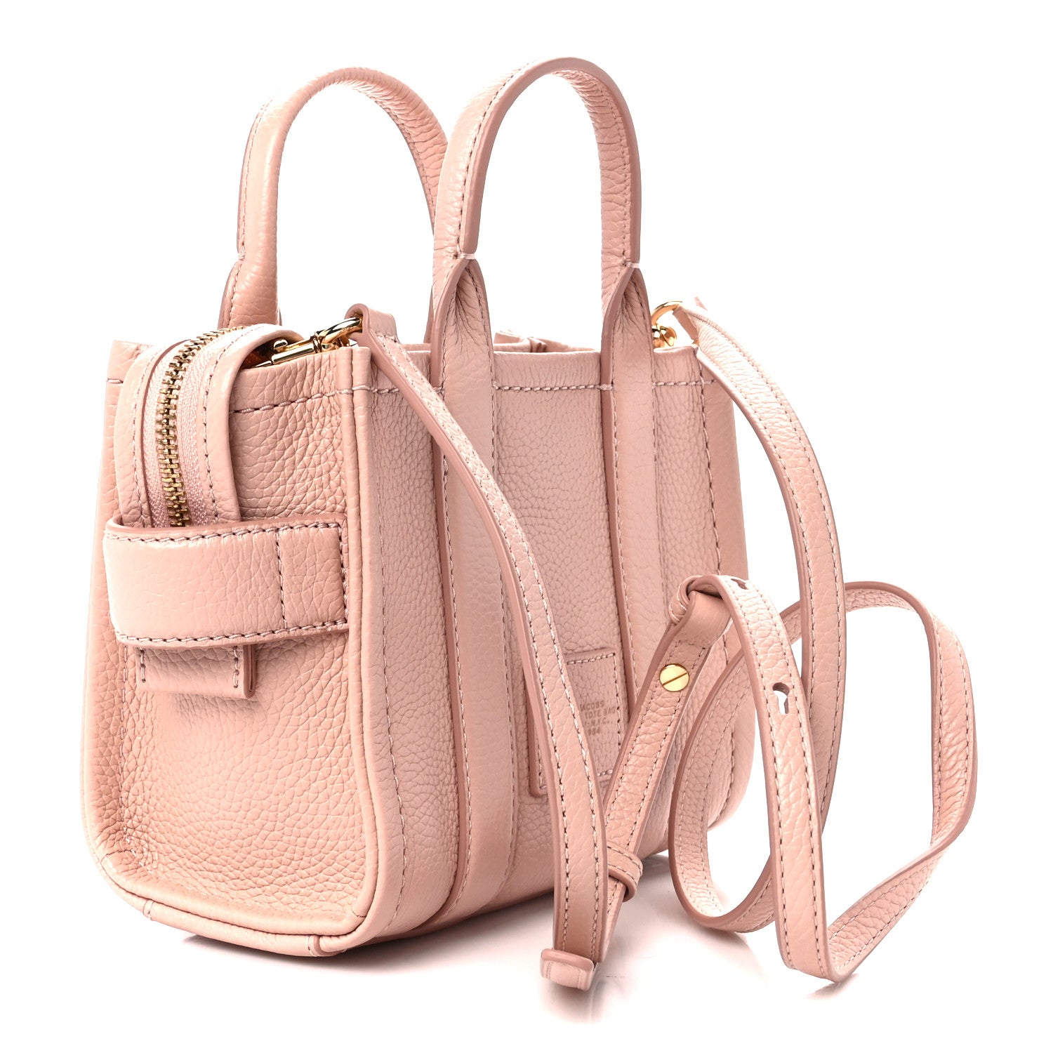 Marc Jacobs Grained Calfskin Micro The Tote Bag Rose 3 of 10