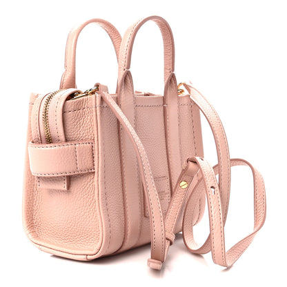Marc Jacobs Grained Calfskin Micro The Tote Bag Rose 3 of 10