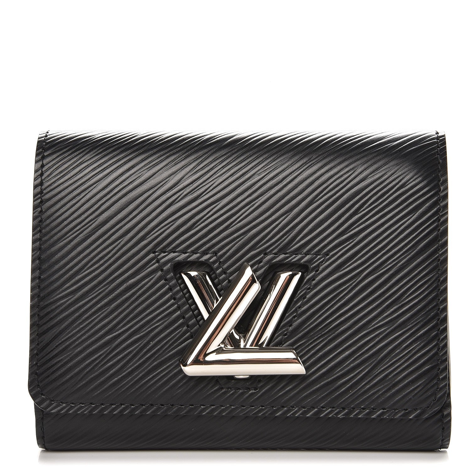 Louis Vuitton Epi Twist Compact Wallet Black 1 of 6