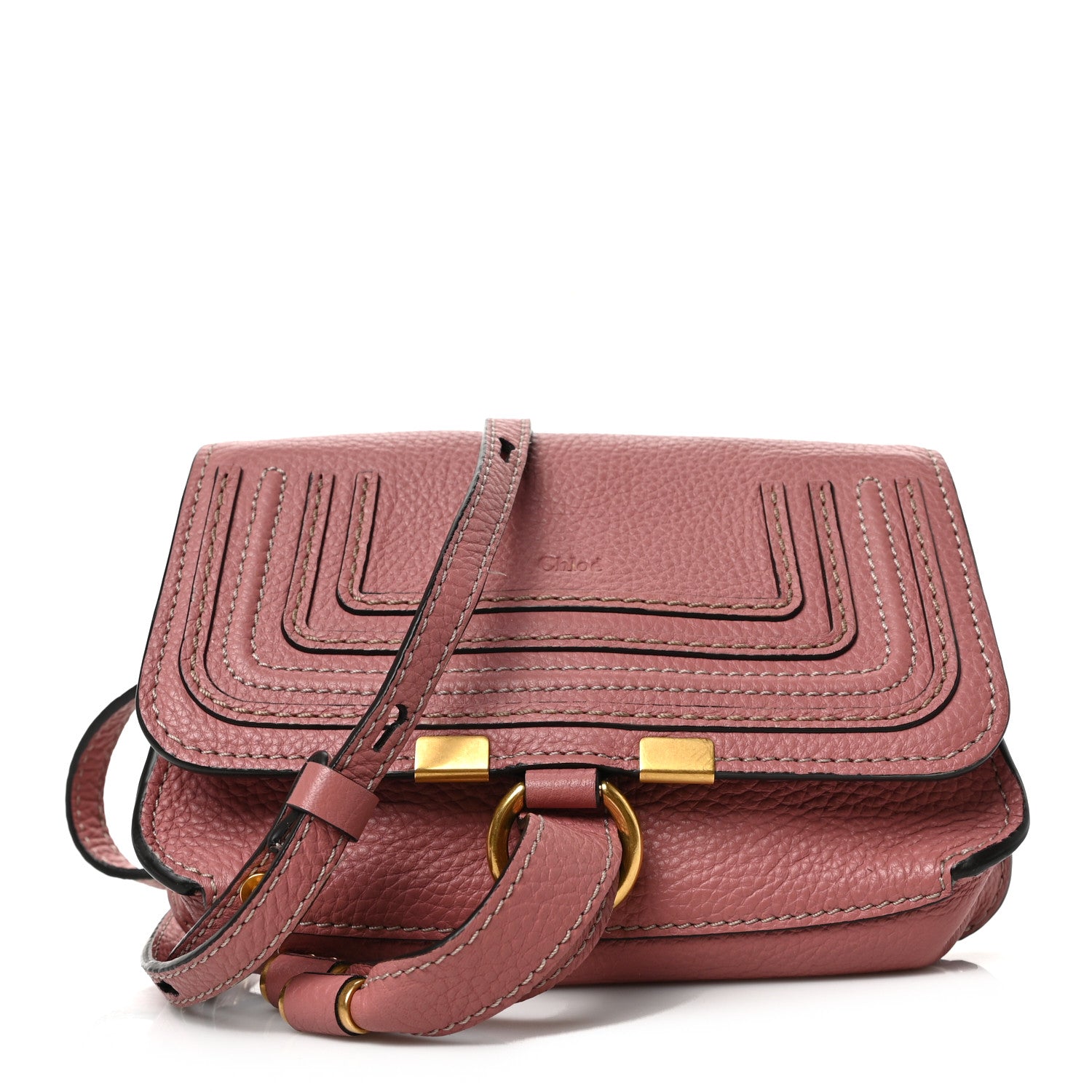 Chloe Calfskin Marcie Convertible Belt Bag Rusty Pink 1 of 8