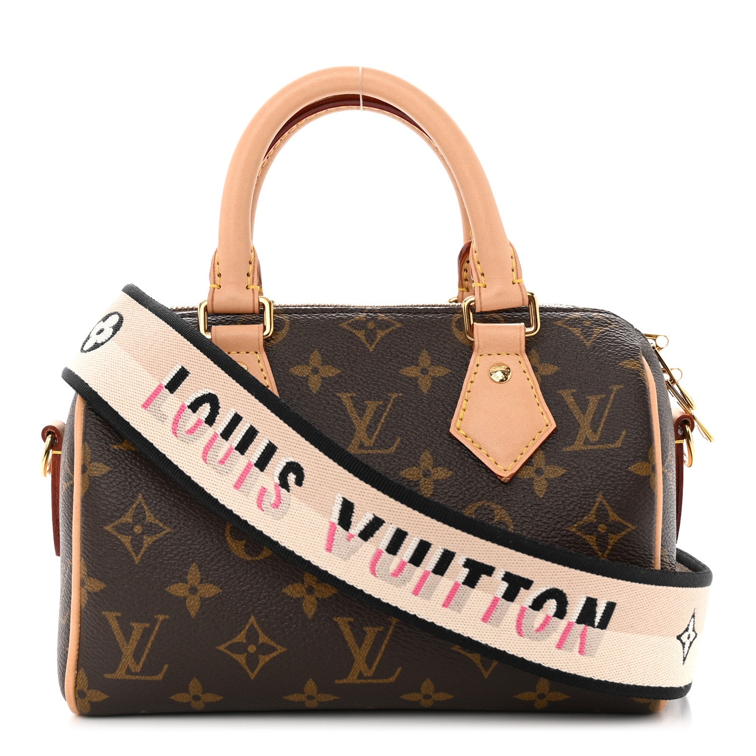 Louis Vuitton Monogram Speedy Bandouliere 20 Black 1 of 9