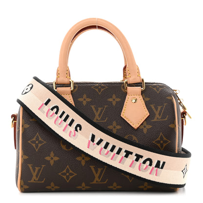 Louis Vuitton Monogram Speedy Bandouliere 20 Black 1 of 9