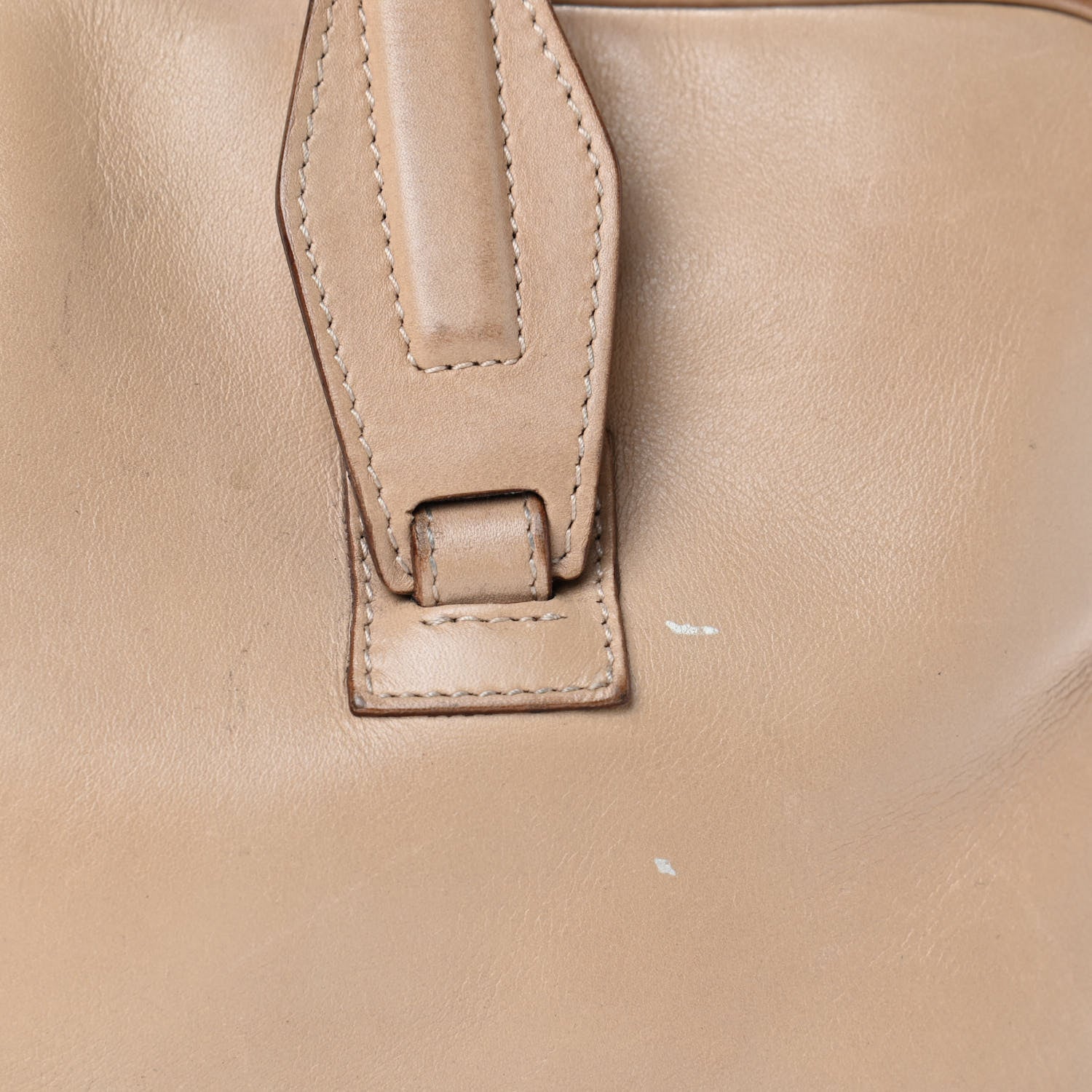 Gucci Calfskin Tote Bag Beige 7 of 11