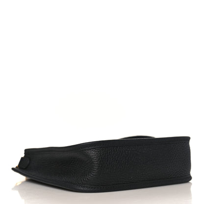 Hermes Taurillon Clemence Evelyne TPM Black 4 of 10