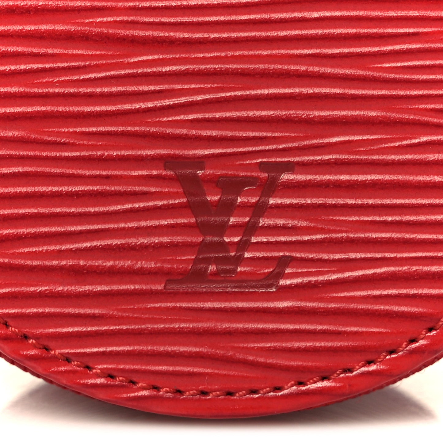Epi Ecrin Bijoux 8cm Jewelry Box Case Castillan Red