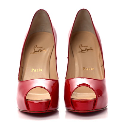 Christian Louboutin Patent New Very Prive 120 Pumps 39 Oeillet 2 of 8
