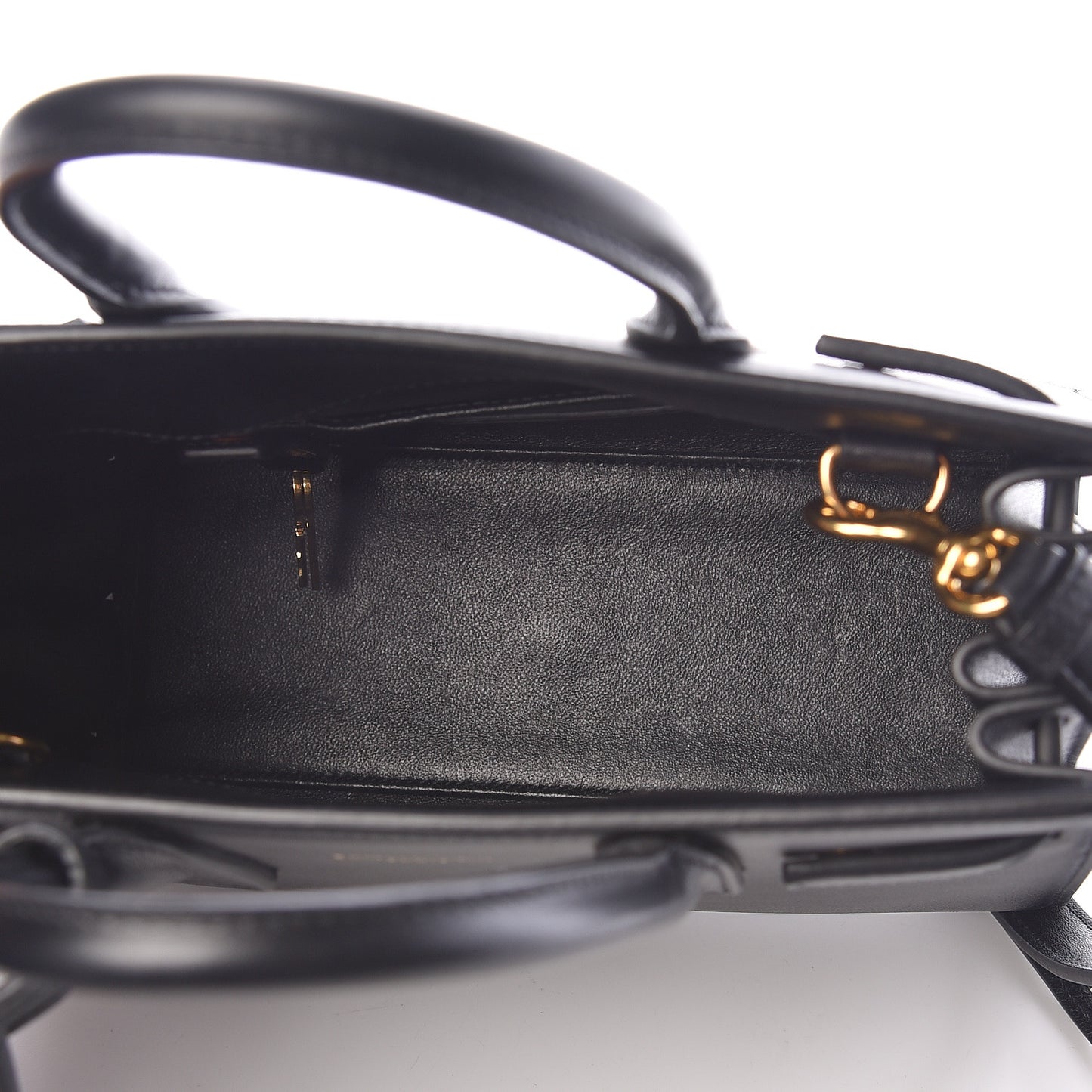 Calfskin Nano Sac De Jour Black