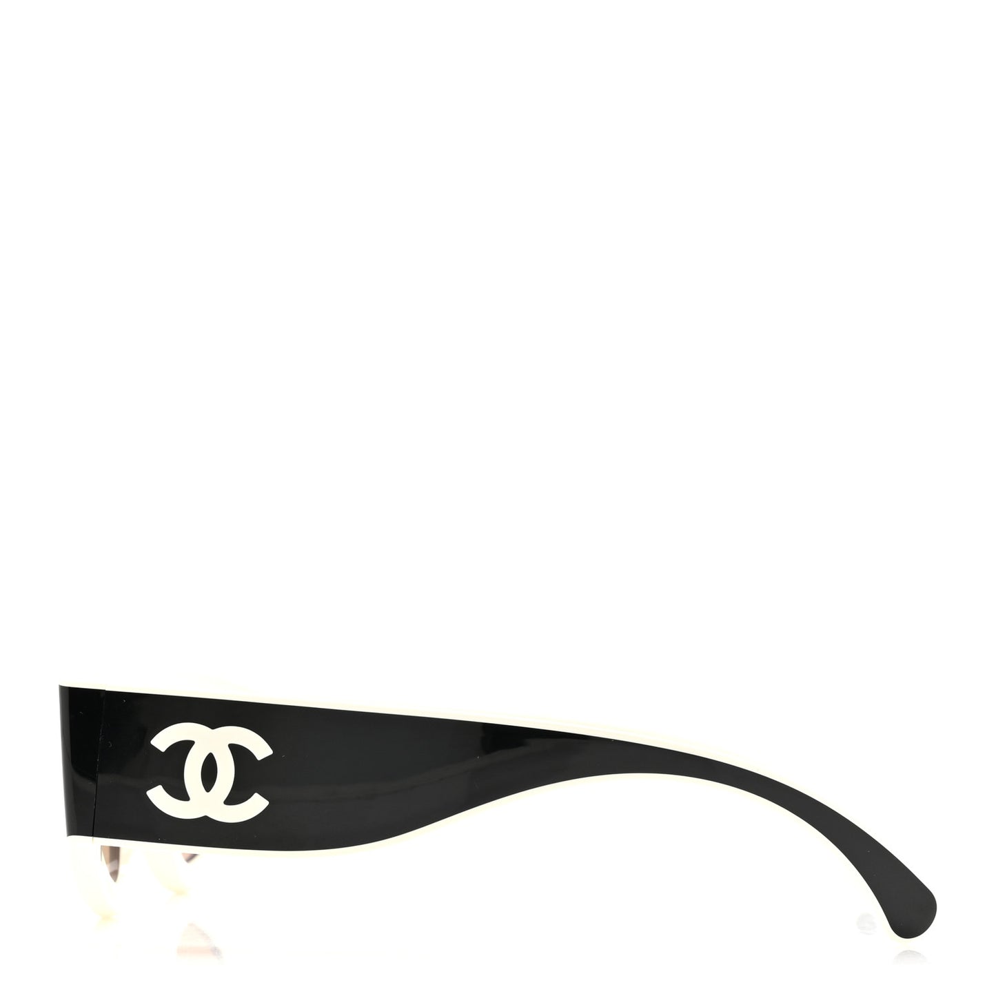 Acetate Cat Eye Sunglasses 6056 Black White