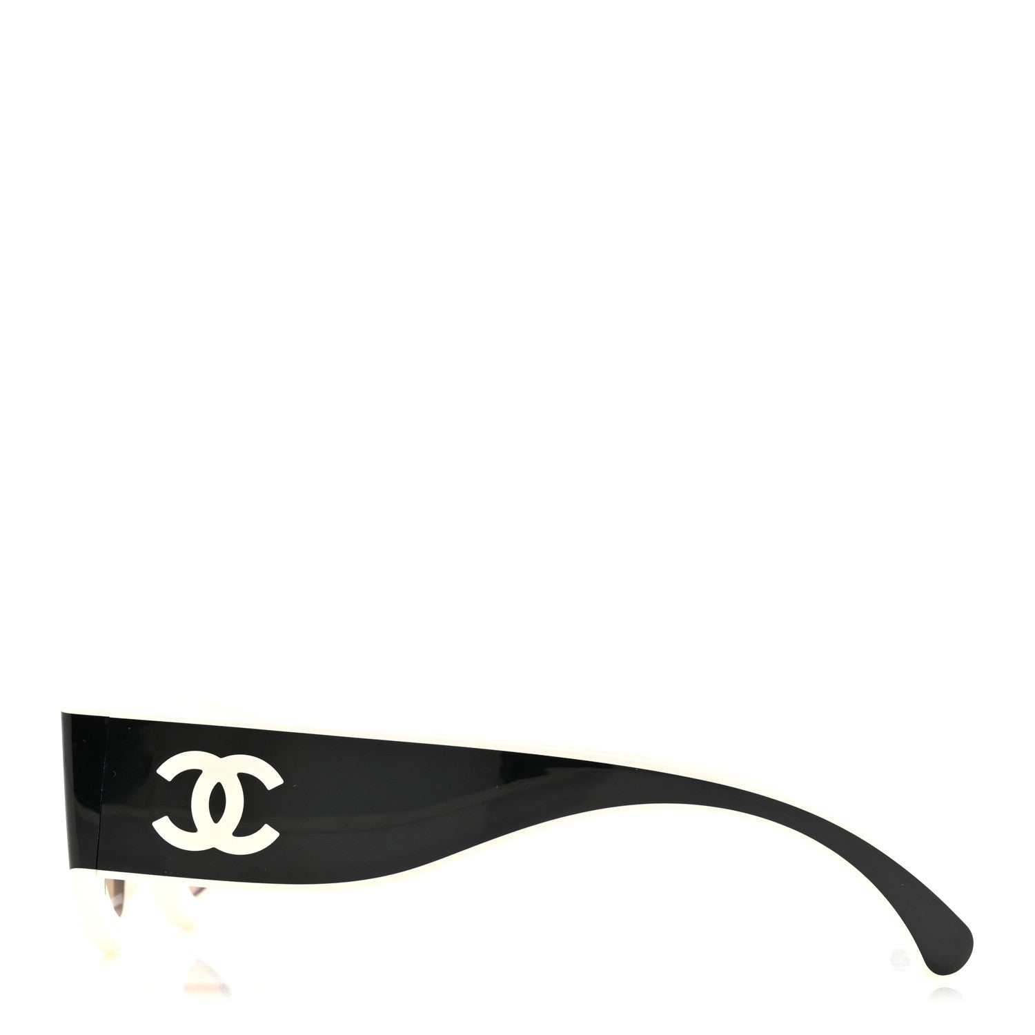 Chanel Acetate Cat Eye Sunglasses 6056 Black White 3 of 8