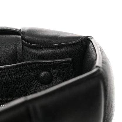 Bottega Veneta Lambskin Maxi Intreccio Padded Chain Cassette Crossbody Bag Black 13 of 13
