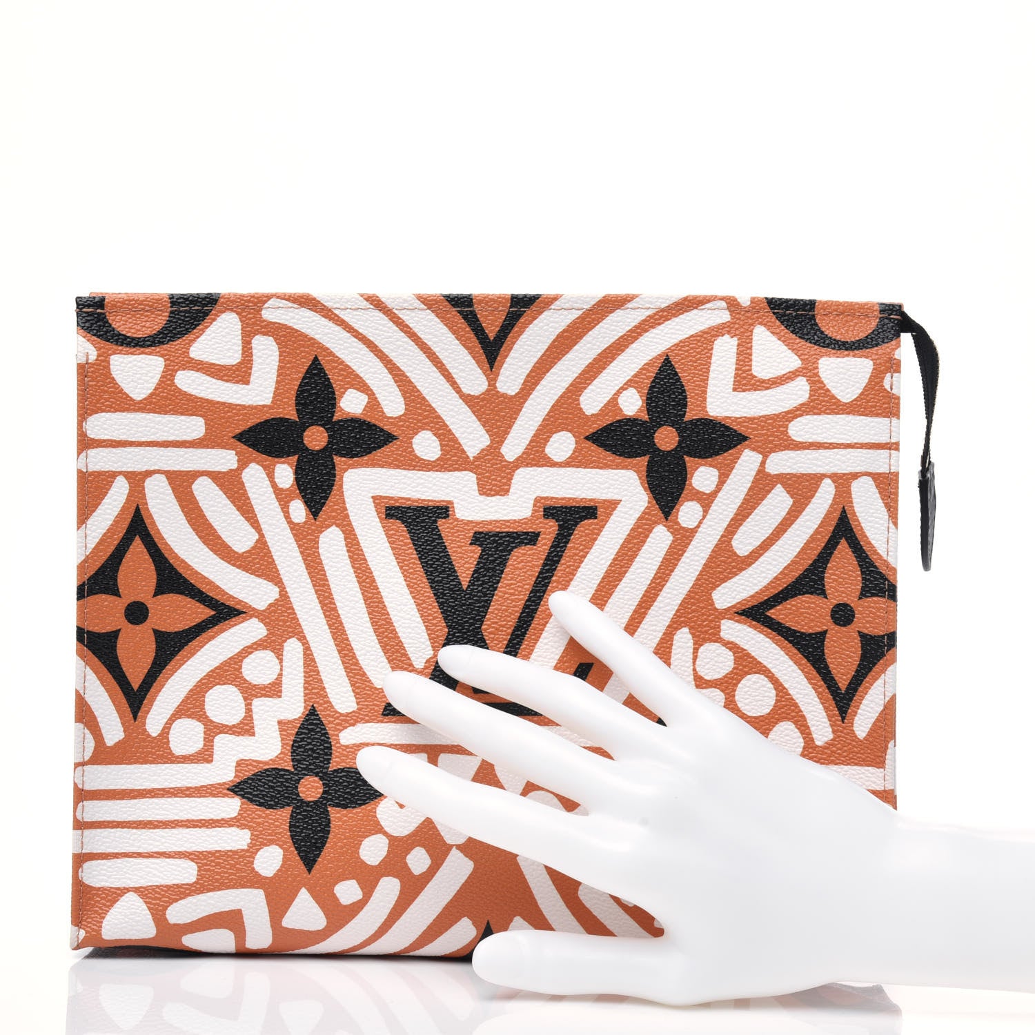 Louis Vuitton Monogram Giant Crafty Pochette Toiletry 26 Creme Caramel 2 of 9