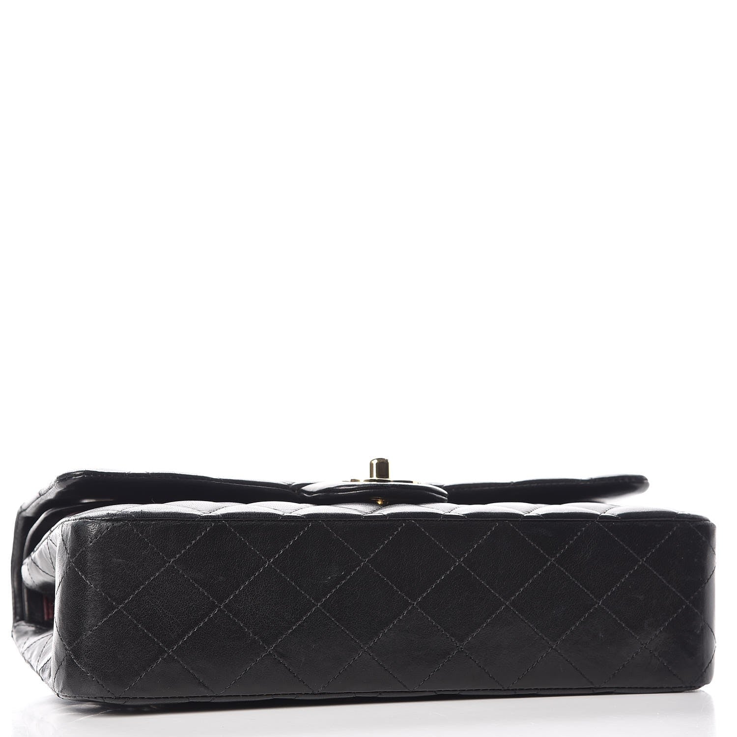 Chanel Lambskin Quilted Medium Double Flap Black 5 of 15