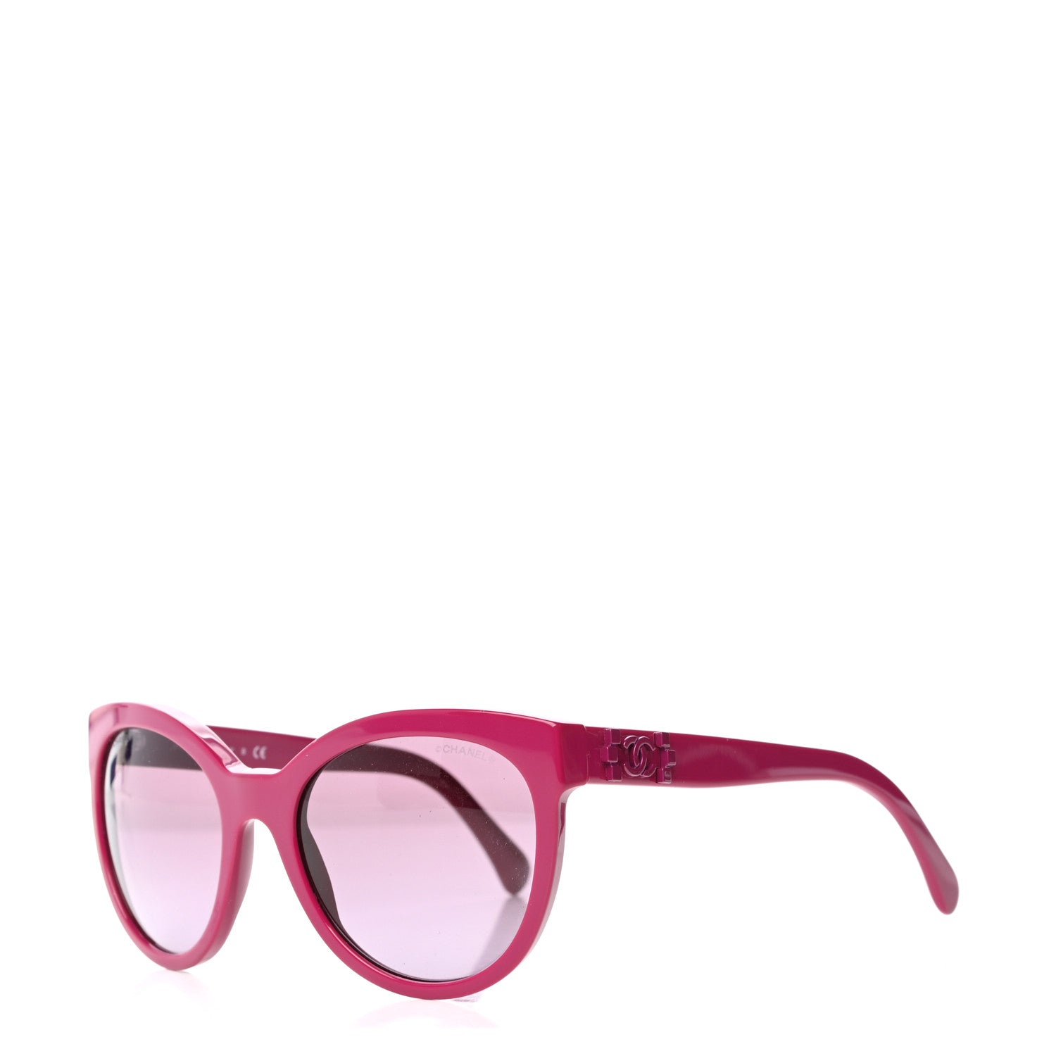 Chanel Pantos CC Signature 5315 Sunglasses Fuchsia 1 of 8