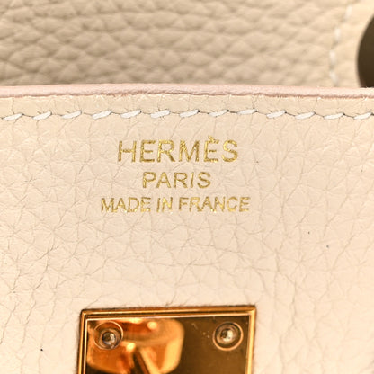 Hermes Togo Birkin 25 Craie 6 of 11