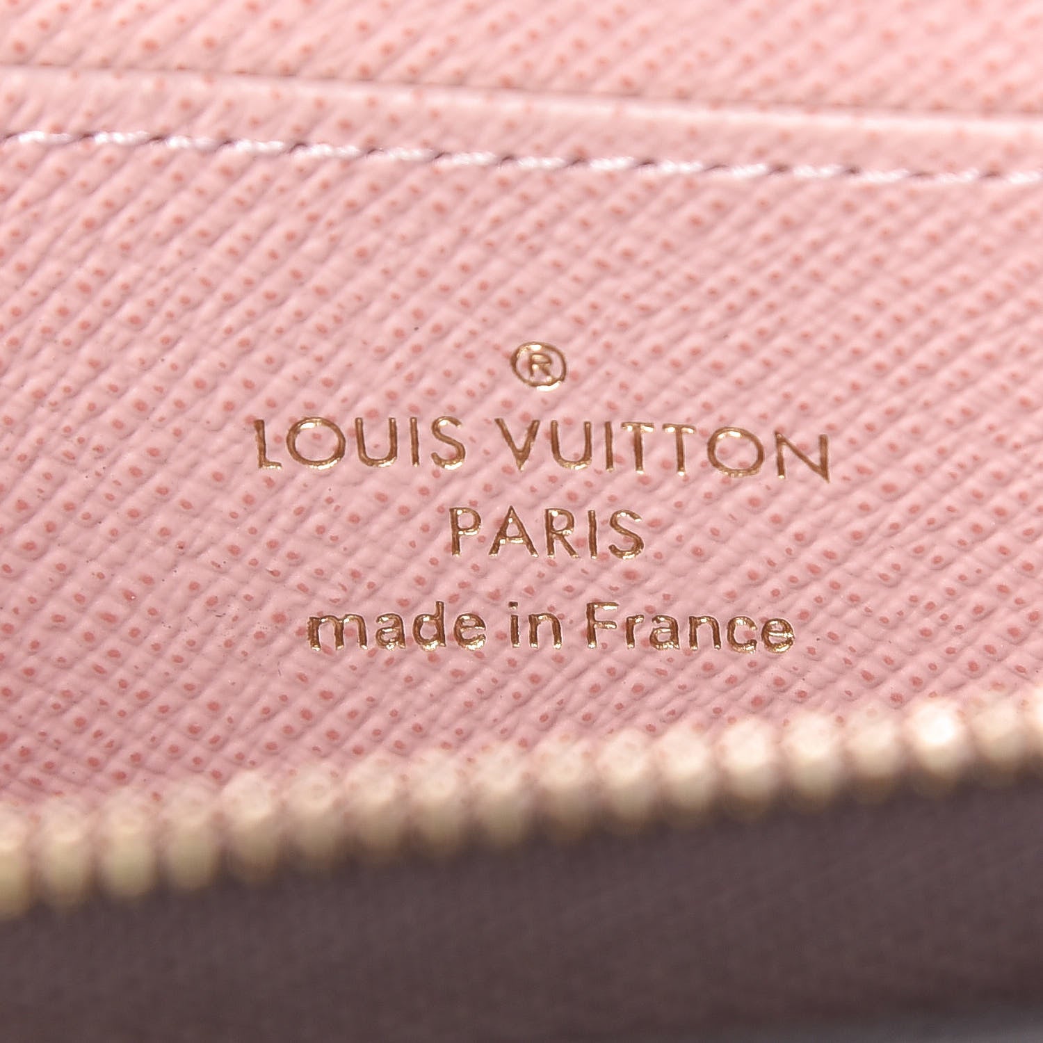 Louis Vuitton Damier Ebene Zippy Coin Purse Rose Ballerine 6 of 6