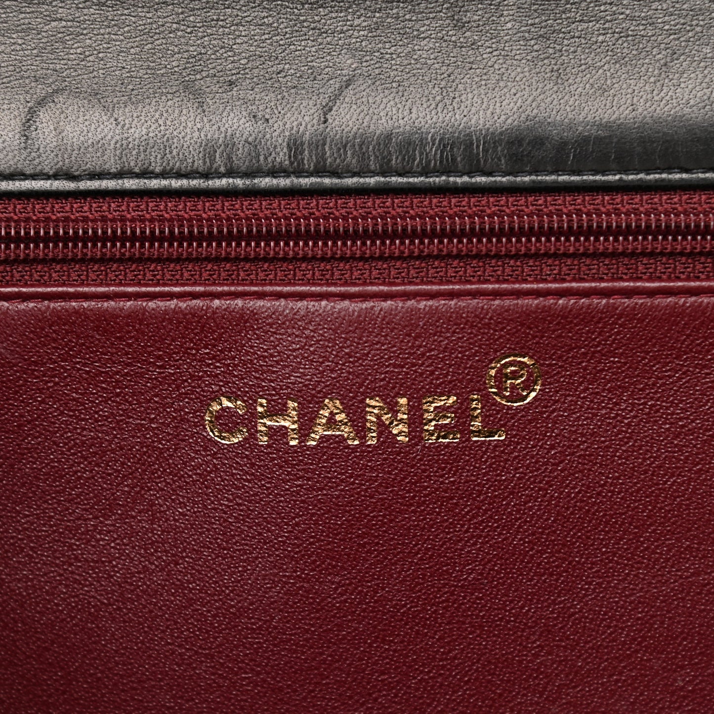 Lambskin Quilted Small Single Flap Black