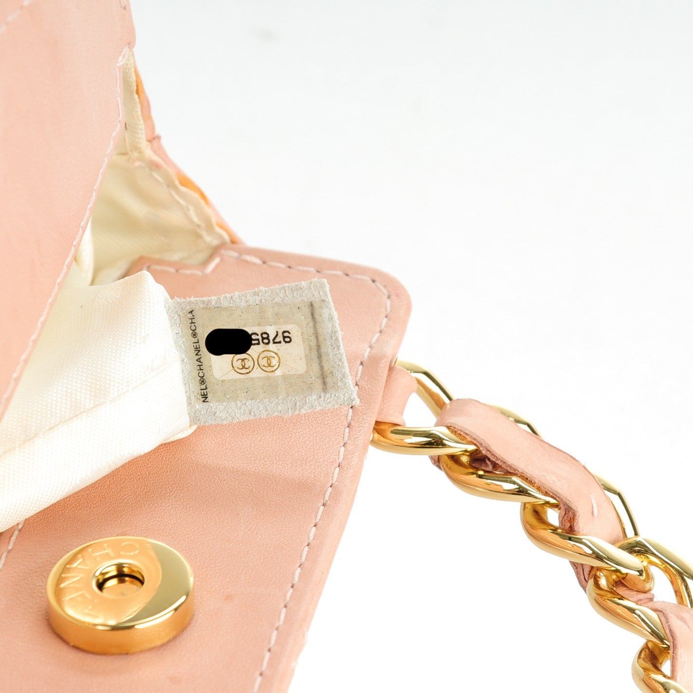 Lambskin Quilted Small Kelly Bag Pink