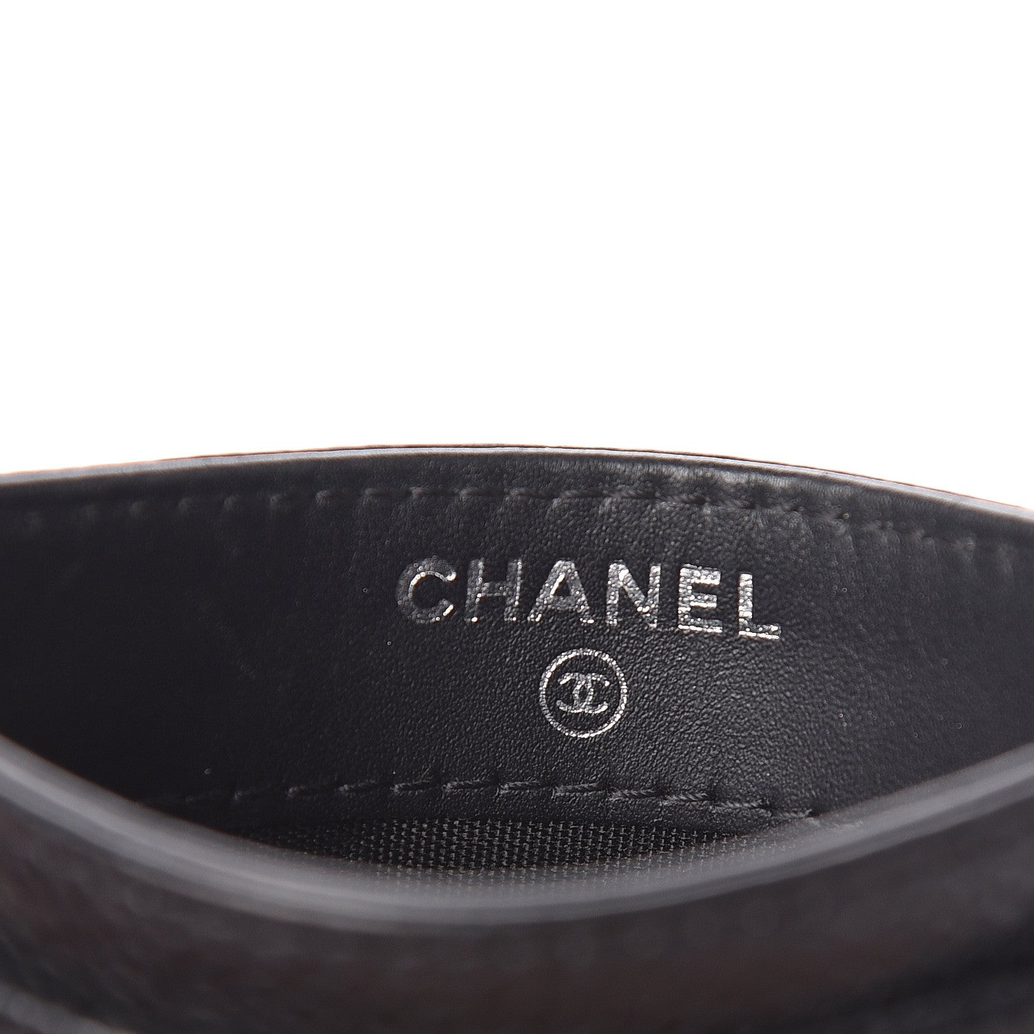 Chanel Caviar Timeless CC Card Holder Black 6 of 10