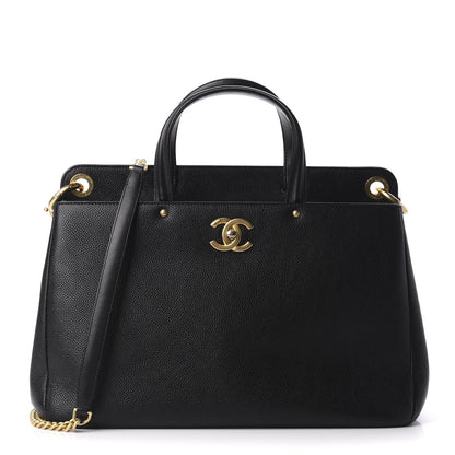 Chanel Caviar Large Shopping Tote Black 1 of 9