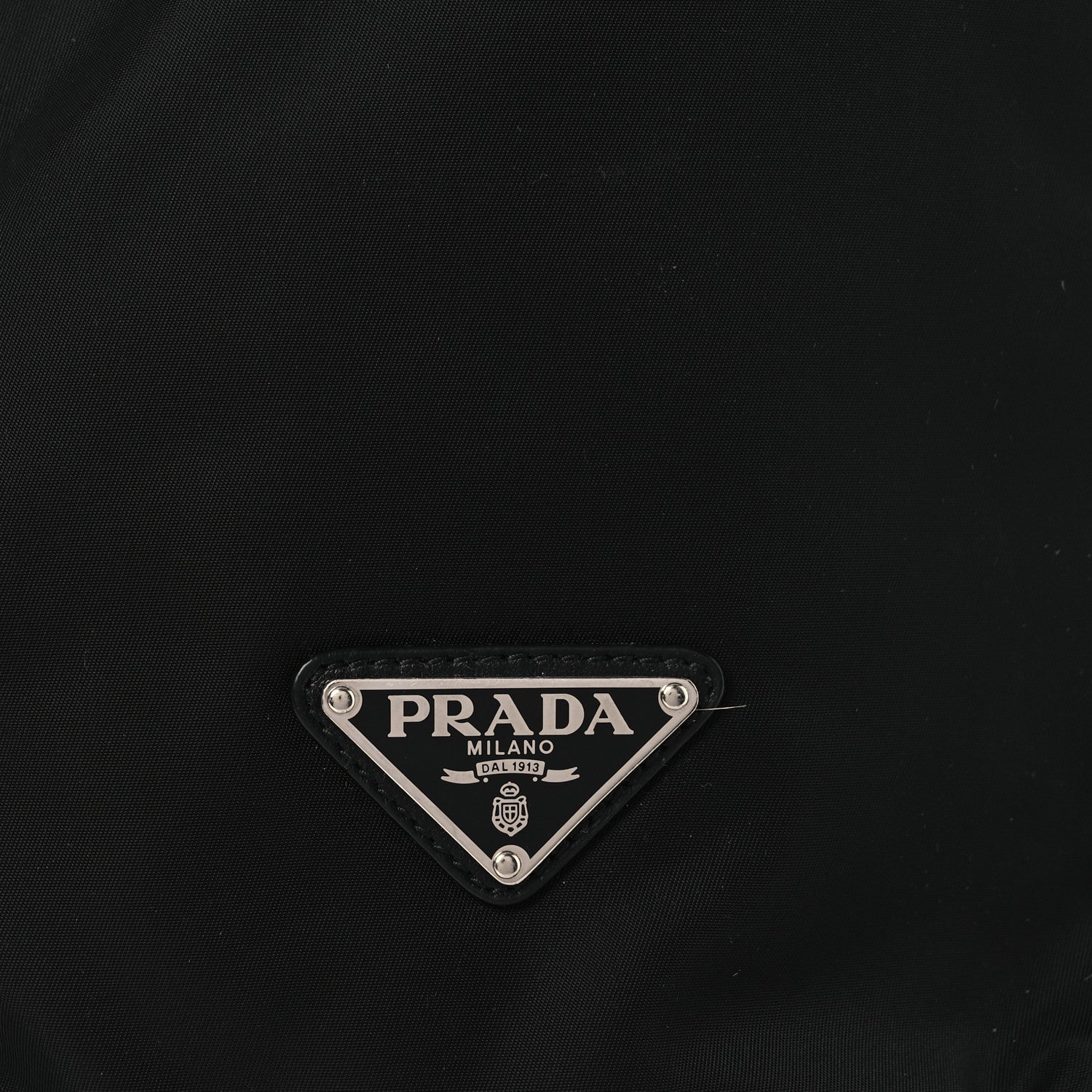 Prada Nylon New Vela Studded Sling Backpack Black Fuoco 8 of 10