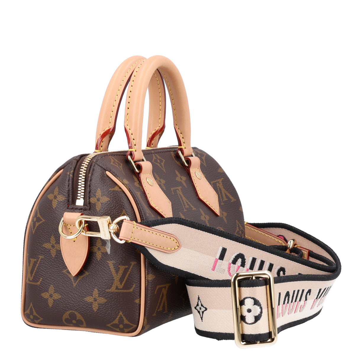 Monogram Speedy Bandouliere 20 Black
