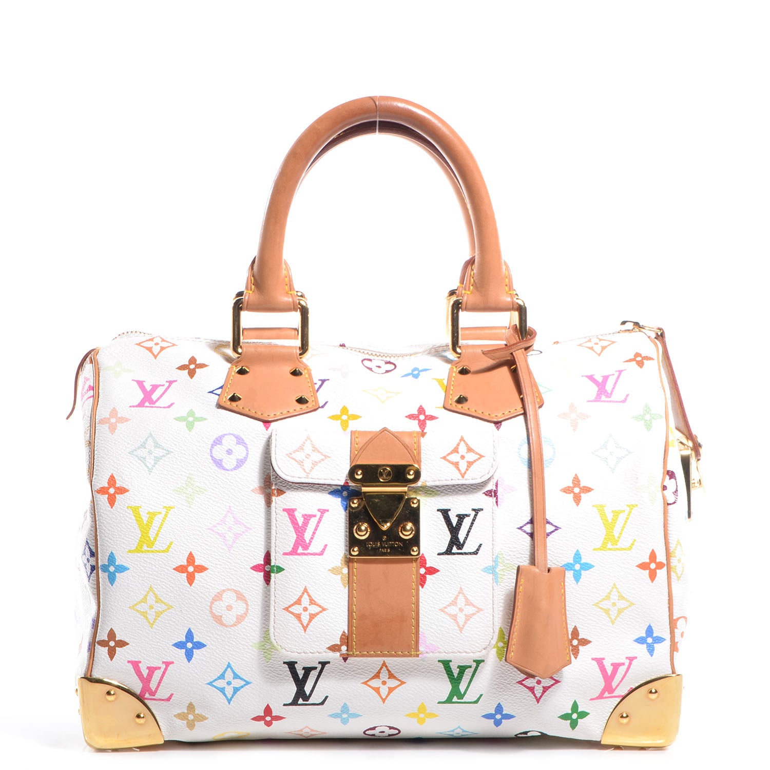 Louis Vuitton Monogram Multicolor Speedy 30 White 1 of 7