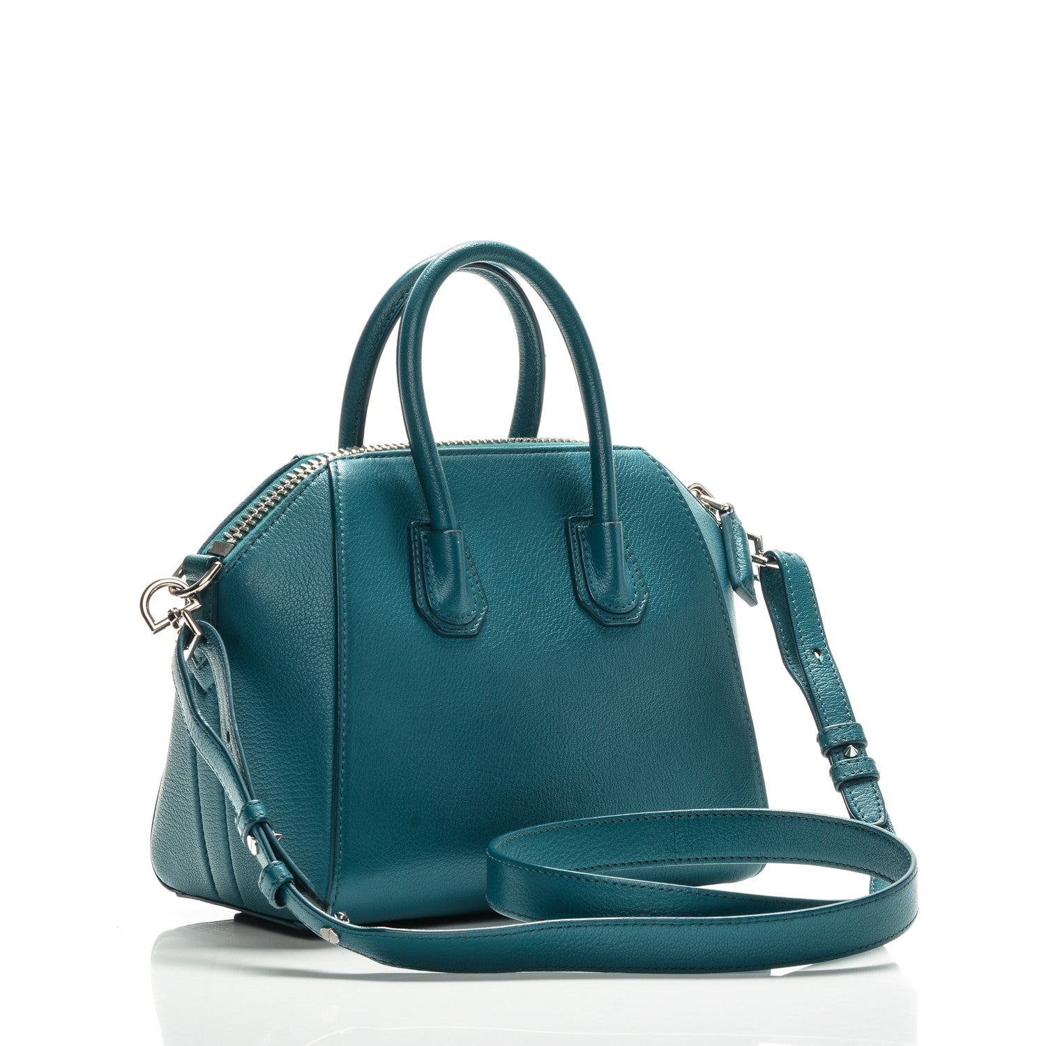 Givenchy Sugar Goatskin Mini Antigona Blue 3 of 7