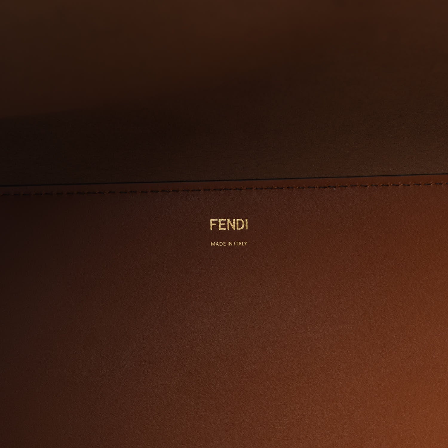 Fendi Vitello King Plexiglass Large Fendi Sunshine Shopper Tote Cuoio 6 of 12