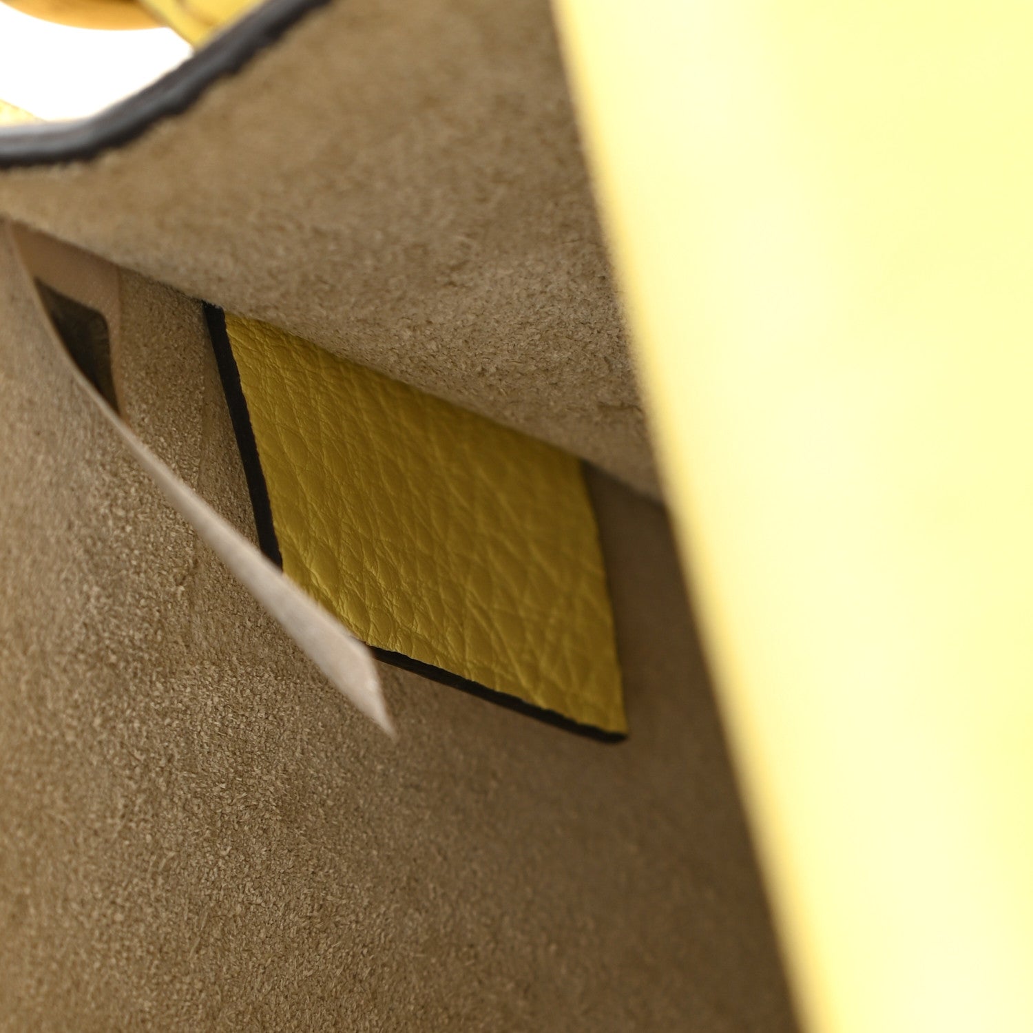 Chloe Calfskin Suede Small Nile Bracelet Bag Lemonade 6 of 10