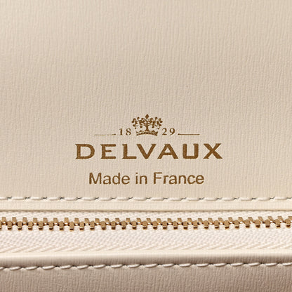 Delvaux Calfskin MM L'Humour Brillant Satchel Ivory Azure 7 of 13