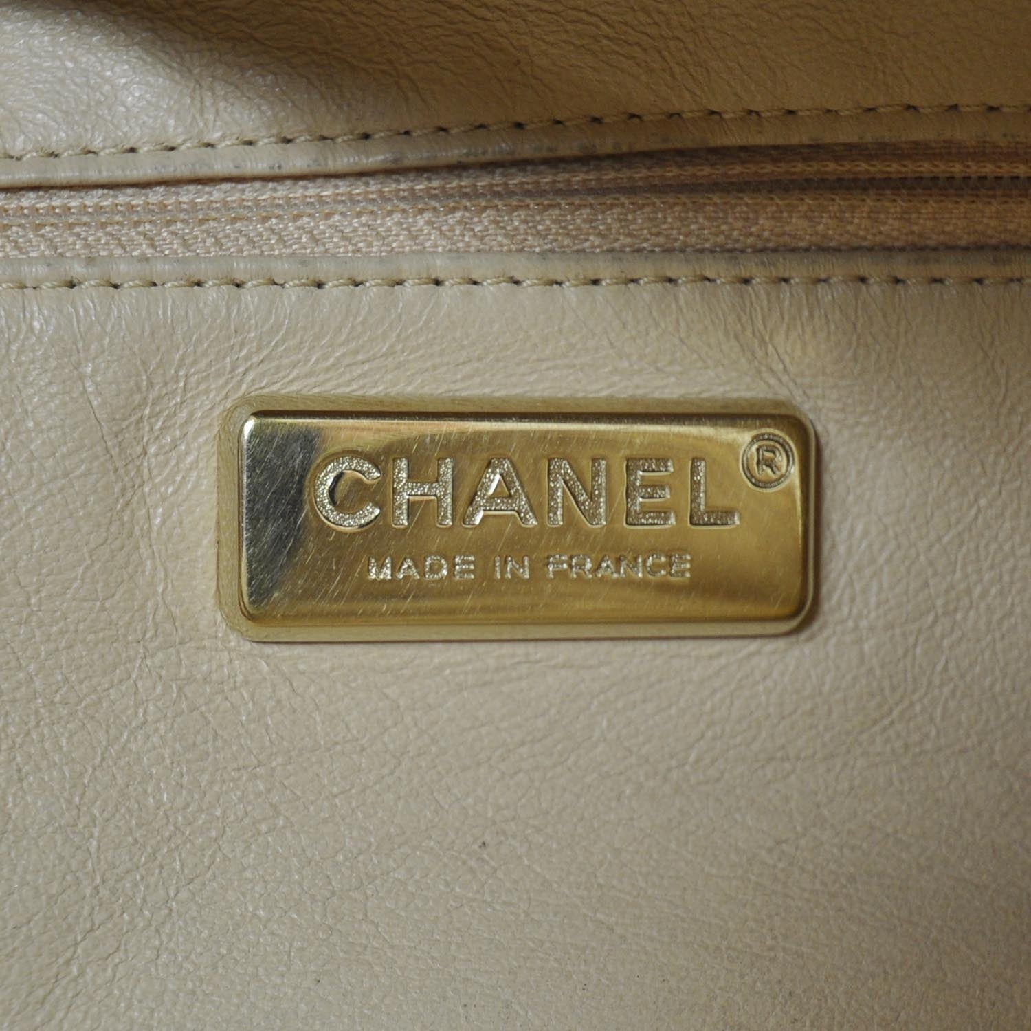 Chanel Luxe Ligne Medium Bowler Tote Metallic Gold 7 of 10