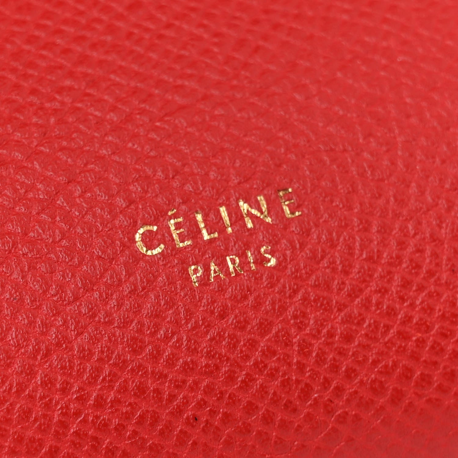 Celine Grained Calfskin Mini Belt Bag Coquelicot 5 of 11