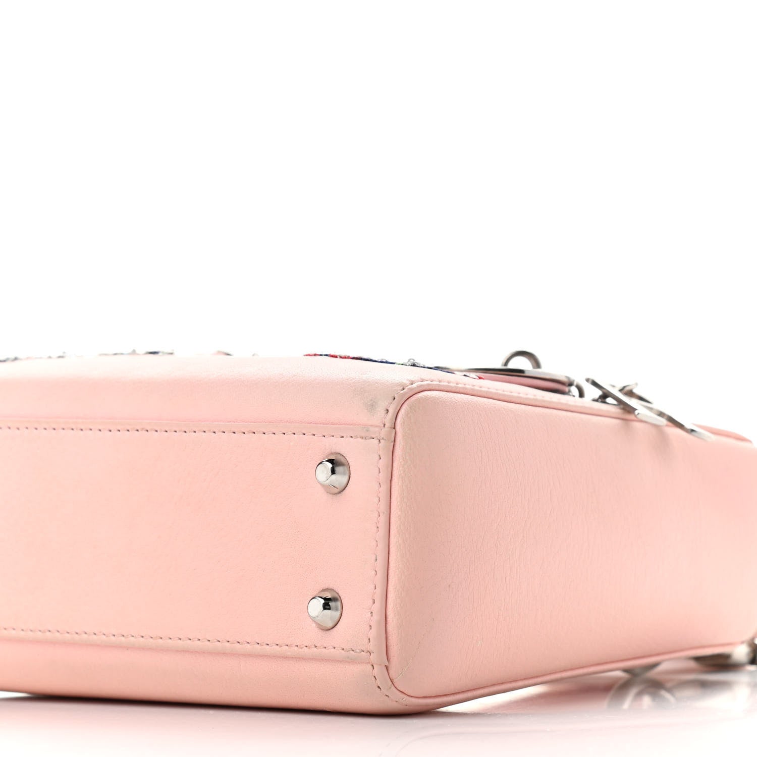 Christian Dior Sequin Embroidered Mini Lady Dior Pink 8 of 12