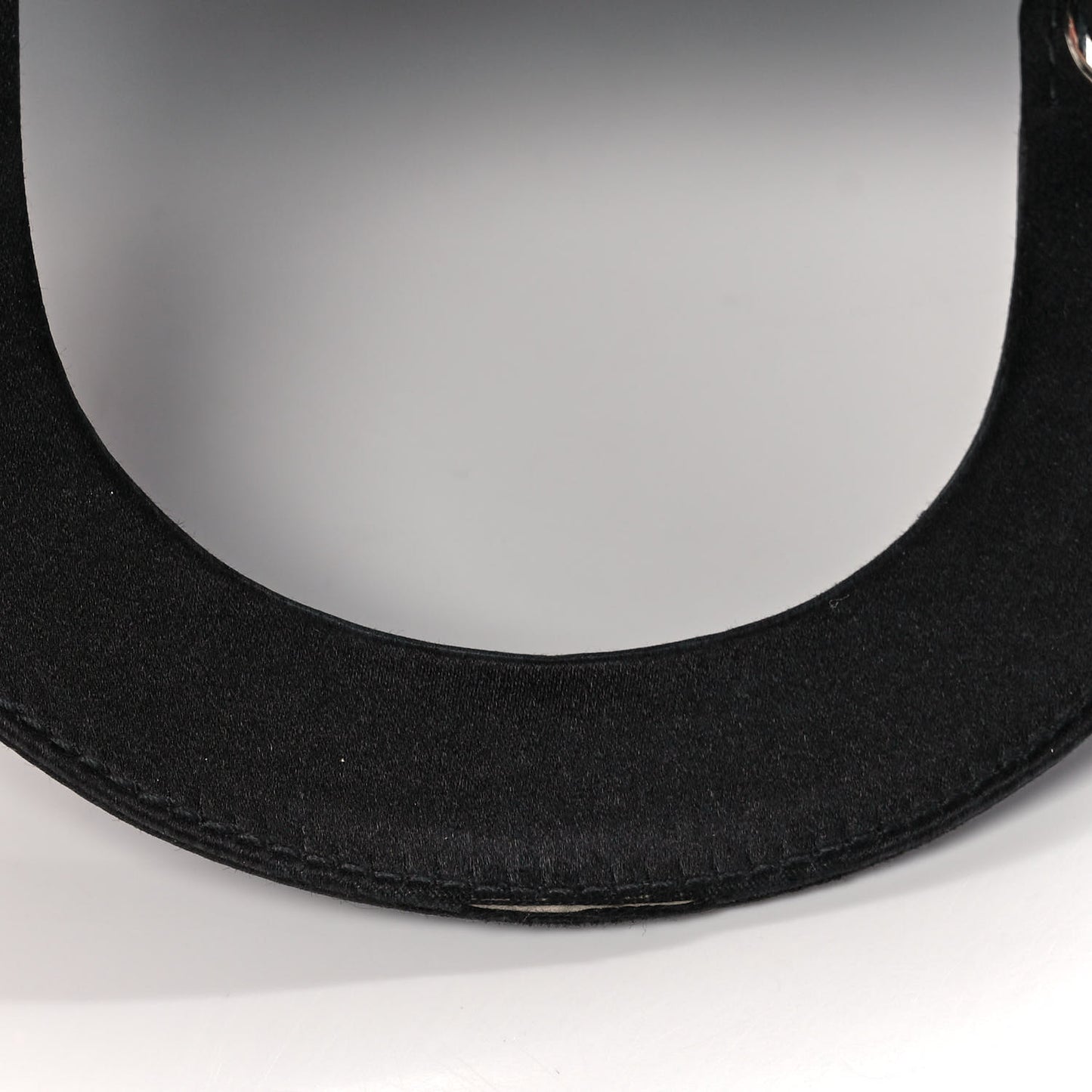 Satin Crystal Cannage Mini Lady Dior Black