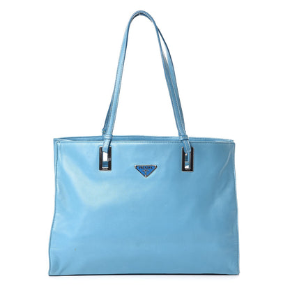 Prada Soft Calf Tote Turchese 1 of 18