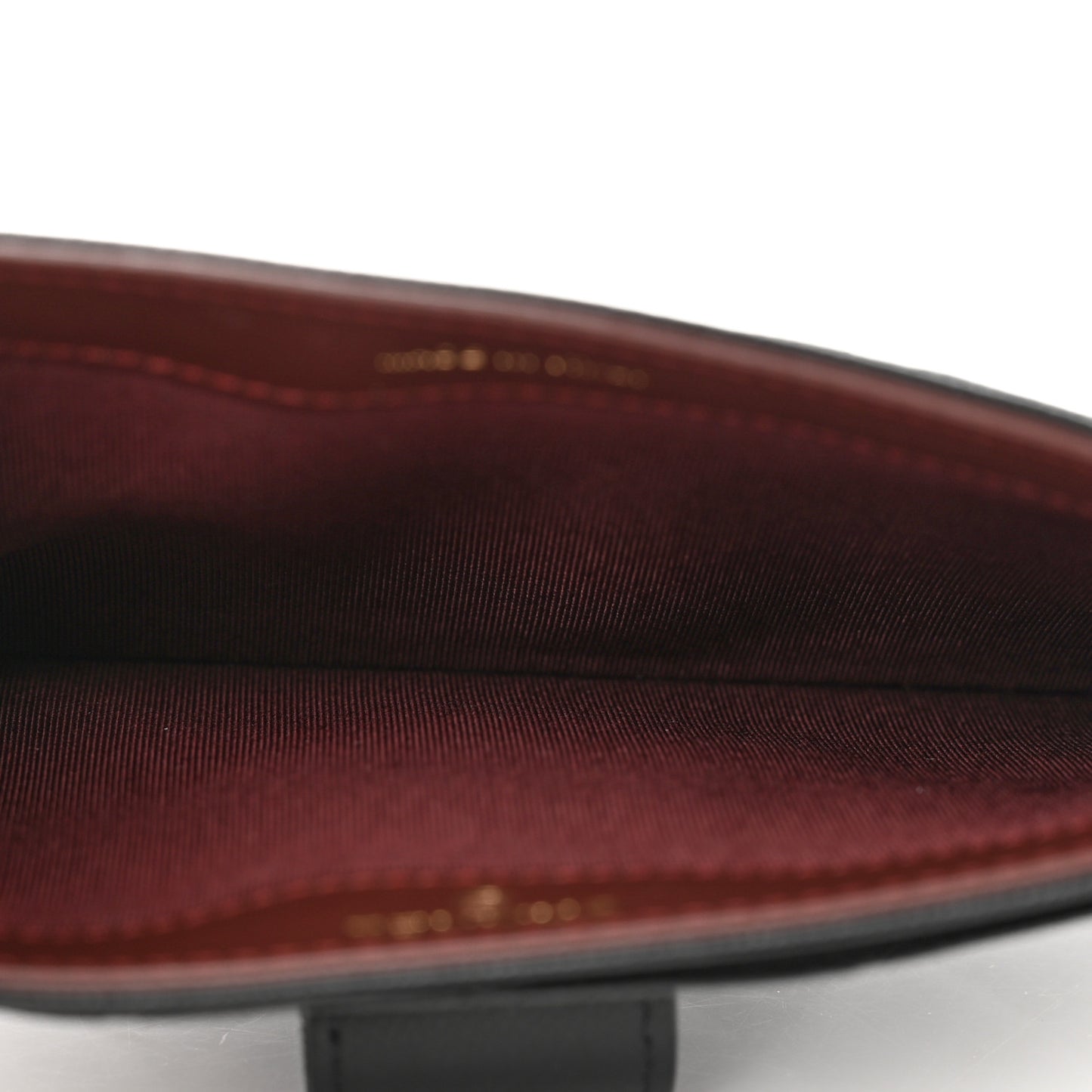 Caviar Quilted Classic Strap Pouch Black