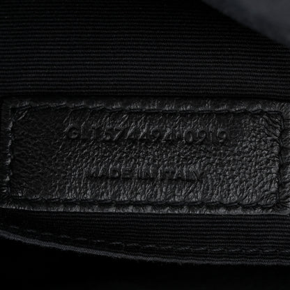 Saint Laurent Calfskin Matelasse Monogram Lou Camera Bag Black 7 of 11