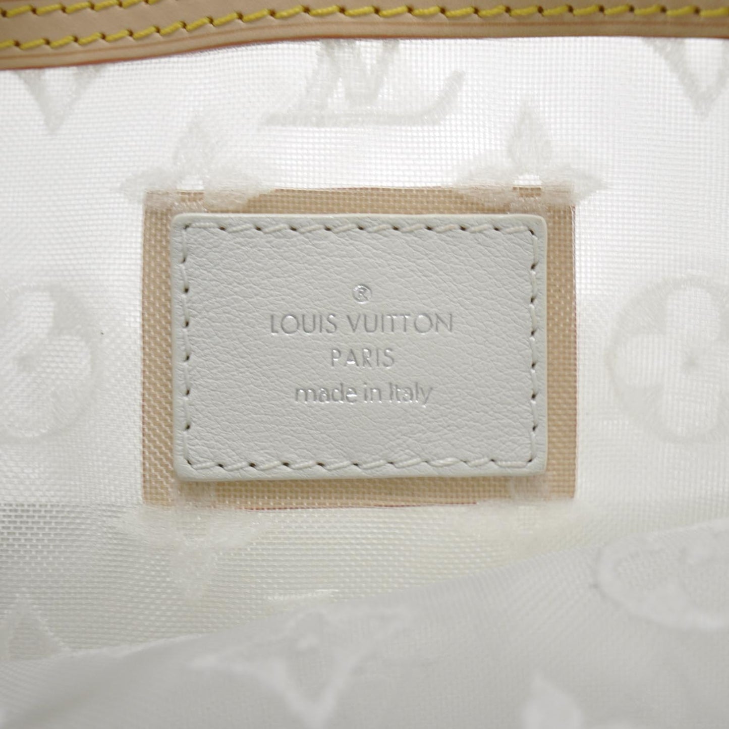 Monogram Transparence Transparent Lockit Clutch